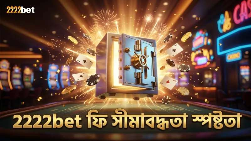 লেনদেন ফি ও সীমাবদ্ধতার স্বচ্ছ বিশ্লেষণ 2222bet এ