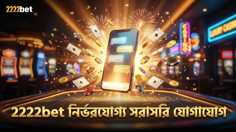 2222bet সাপোর্টের সরাসরি যোগাযোগ ব্যবস্থা দৃঢ় ও নির্ভরযোগ্য।