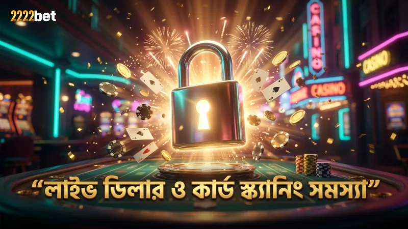 লাইভ ডিলারের হাতের গতি ও কার্ড স্ক্যানিং প্রযুক্তির ত্রুটি ও সমাধান