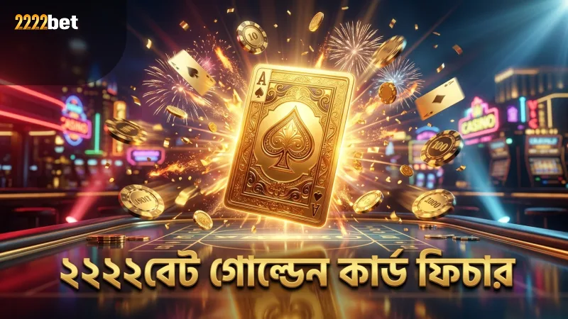 2222bet-এর গোল্ডেন কার্ড ফিচার দিয়ে অভিজ্ঞতা উন্নত হয়