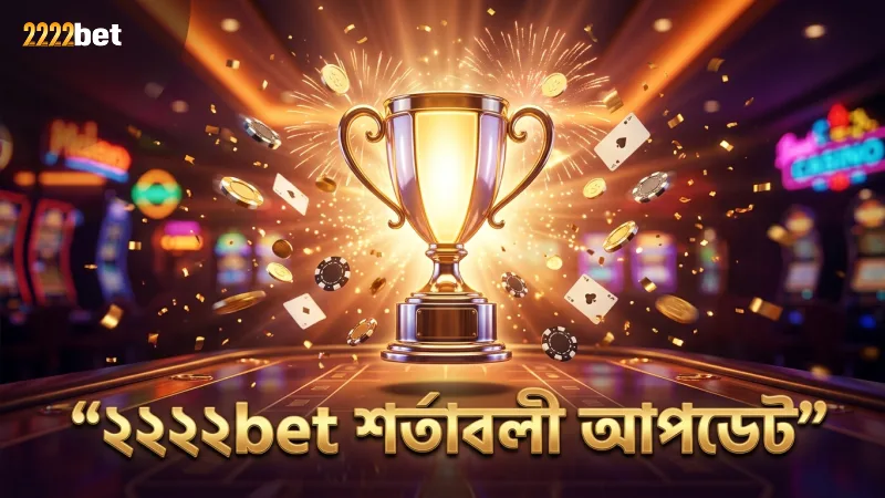 বিশ্বস্ততার জন্য 2222bet শর্তাবলী নিয়মিত আপডেট হয়।